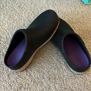 Dansko Black Slip-On Clogs
